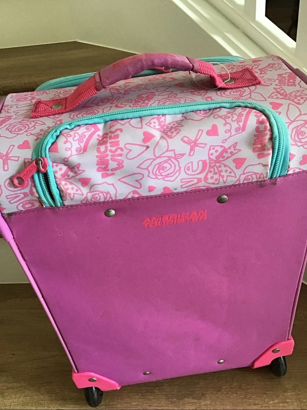 Disney Princess soft-sided 18-inch youth rolling suitcase